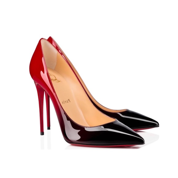 Christian Louboutin Shoes - Christian Louboutin 554 Degradè 100 mm Patent Leather Decollete Heels EU 42